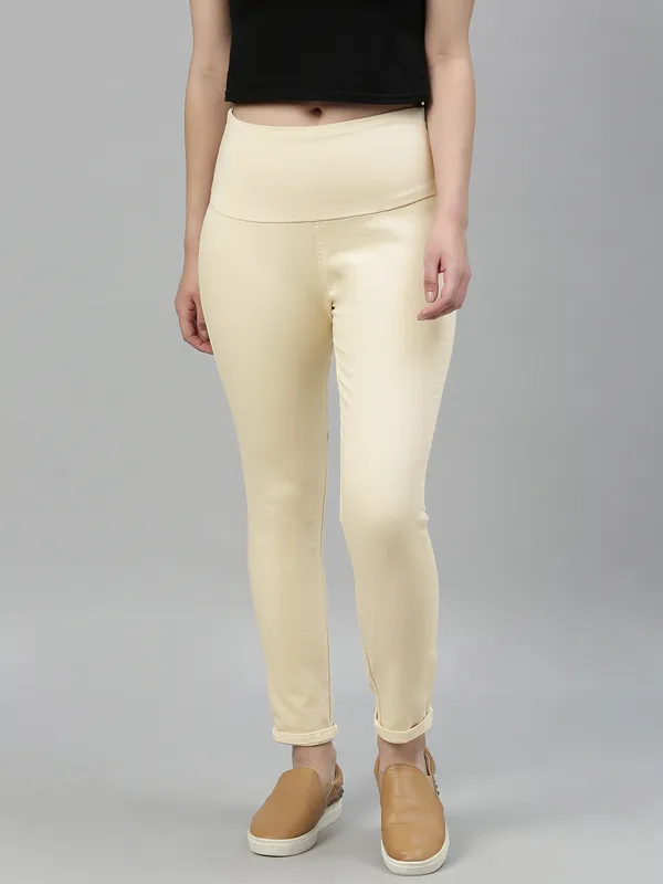 Beige_Jeggings_For_Women