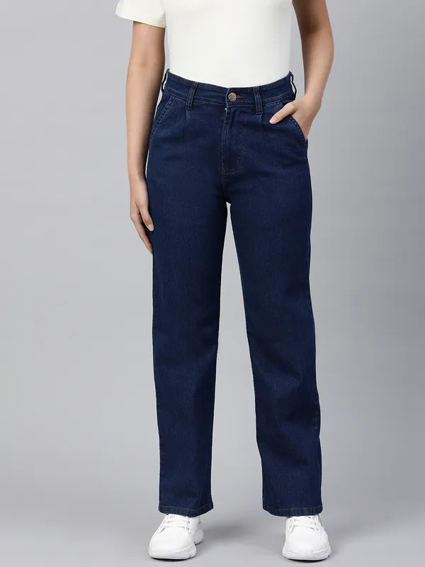Navy_Blue_Jeans_For_Women