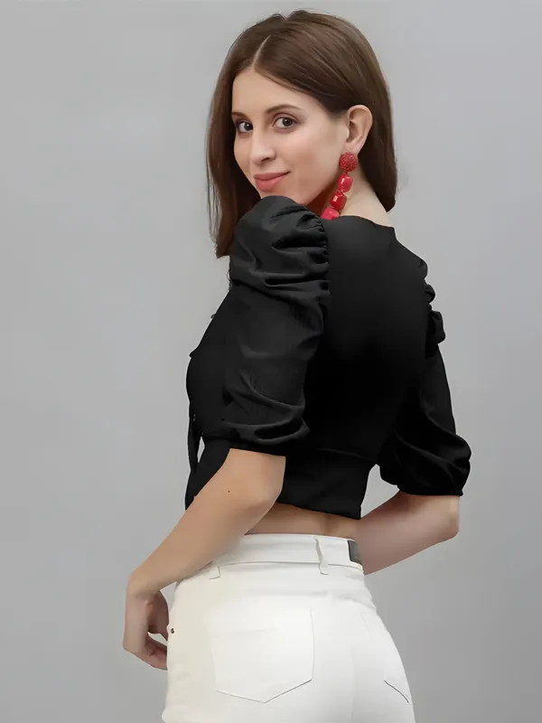 Black_Polyester_Solid_Tie-Up_Coller_Neck_Crop_Tops