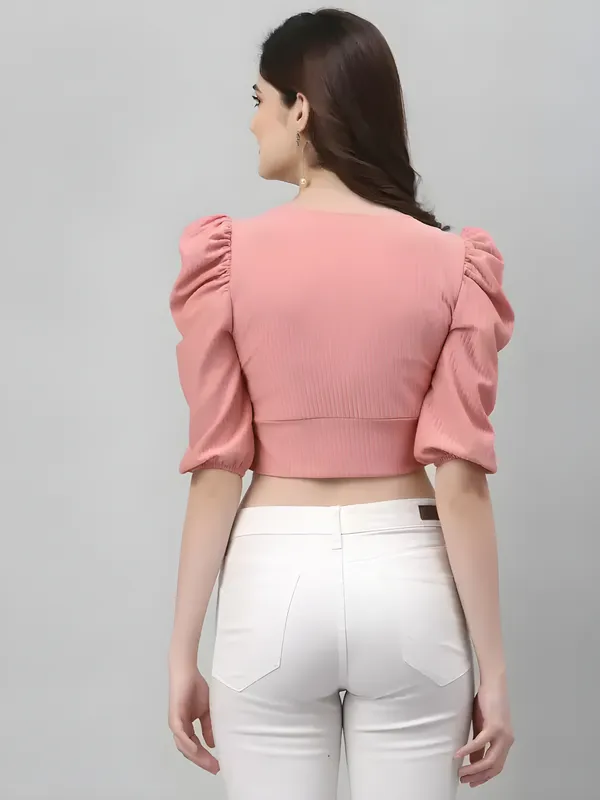 Pink_Polyester_Solid_Tie-Up_Coller_Neck_Crop_Tops