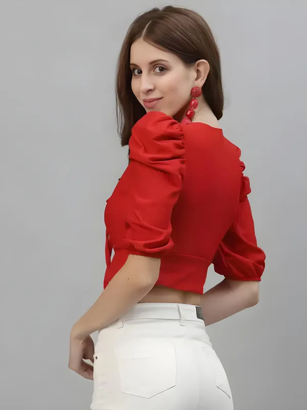 Red_Polyester_Solid_Tie-Up_Coller_Neck_Crop_Tops