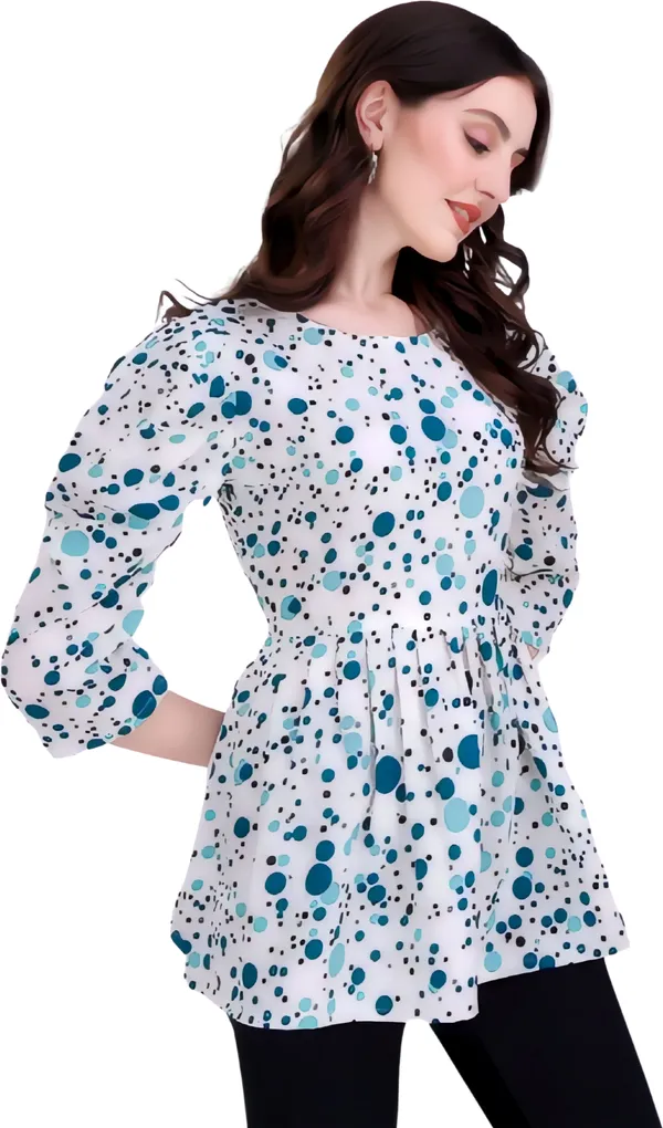 Sky_Classic_Crepe_2D_Dot_Trending_Tunic_Tops