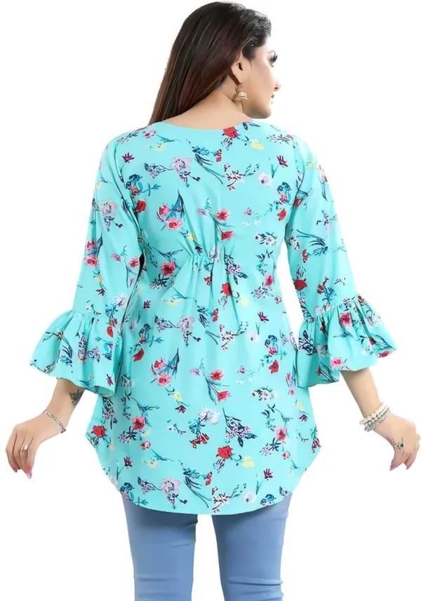 Light_Blue_Crepe_Floral_Printed_Tie-Up_Neck_Tunic_Tops