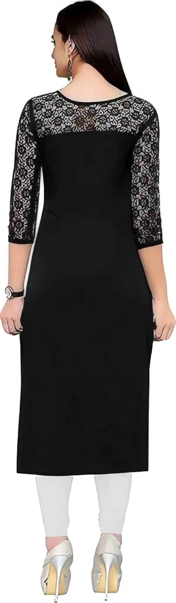 Women_Red_&_Black_Premium_Crepe_Solid_Straight_A-Line_Combo_Kurtis
