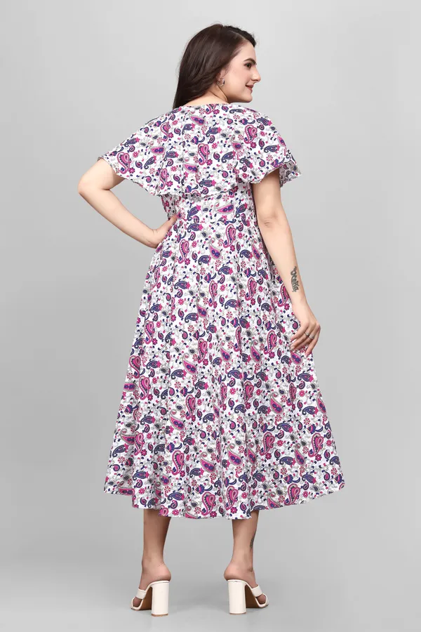 Pink_Classic_Crepe_Mango_Floral_Fit_&_Flare_Wrap_Dress_For_Women