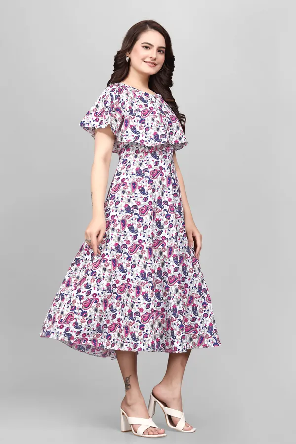 Pink_Classic_Crepe_Mango_Floral_Fit_&_Flare_Wrap_Dress_For_Women