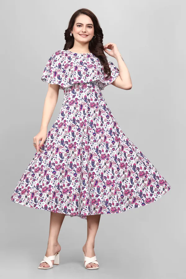 Pink_Classic_Crepe_Mango_Floral_Fit_&_Flare_Wrap_Dress_For_Women