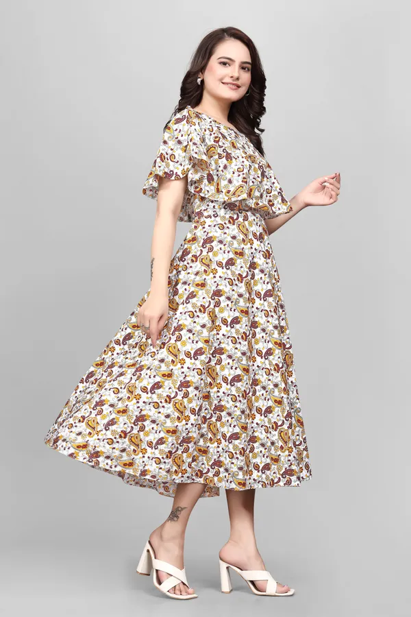 Yellow_Classic_Crepe_Mango_Floral_Fit_&_Flare_Wrap_Dress_For_Women