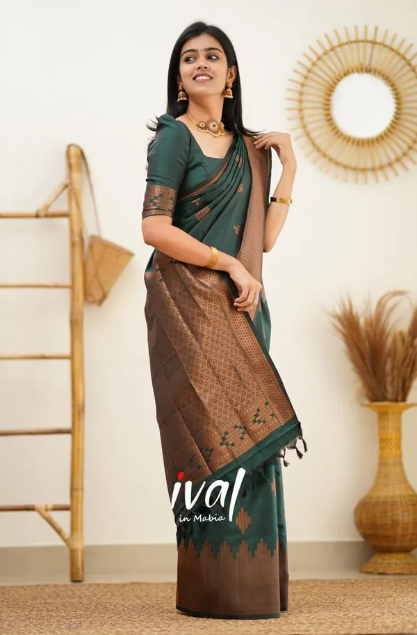 Woven_Kanjivaram_,_Banarasi_Jacquard_Saree