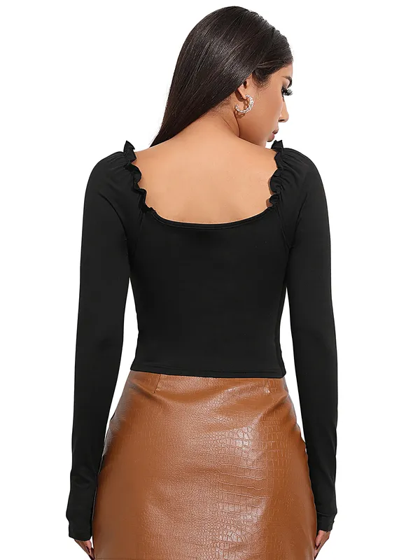 Black_Womens_casual_top_for_causal_wear