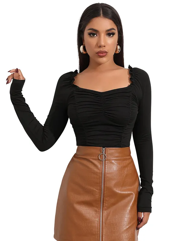 Black_Womens_casual_top_for_causal_wear