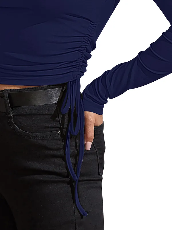 Navy_Womens_casual_top_for_causal_wear