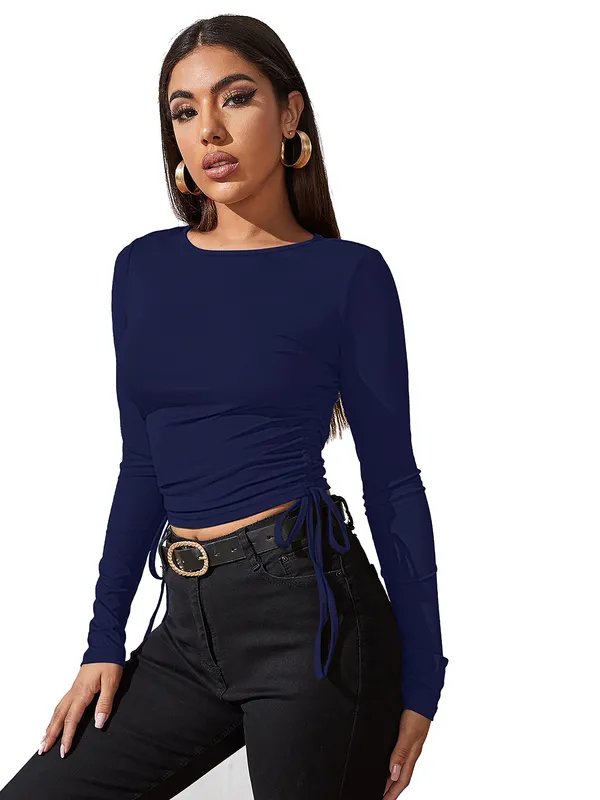 Navy_Womens_casual_top_for_causal_wear