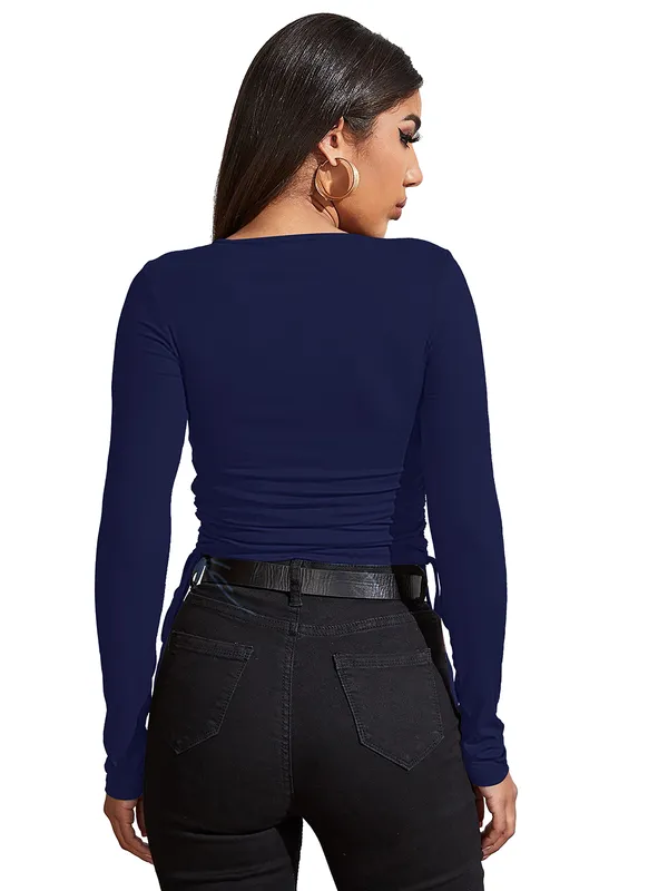 Navy_Womens_casual_top_for_causal_wear
