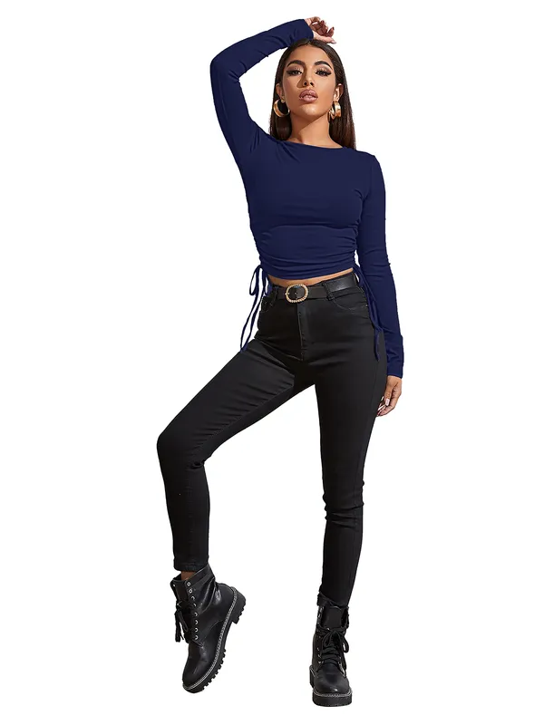 Navy_Womens_casual_top_for_causal_wear