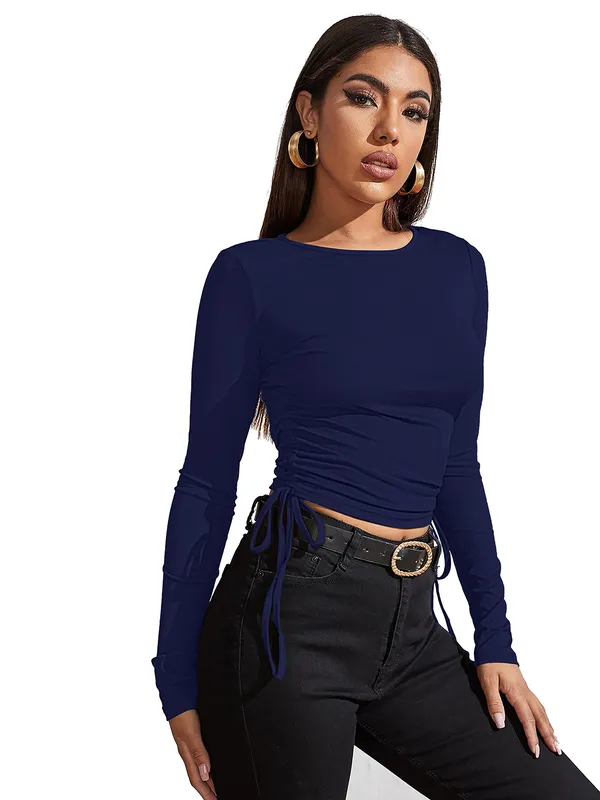 Navy_Womens_casual_top_for_causal_wear
