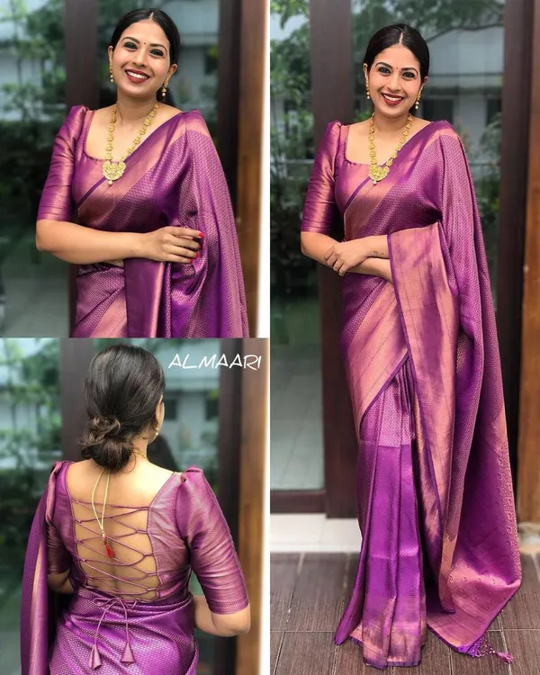 Woven_Kanjivaram_,_Banarasi_Jacquard_Saree