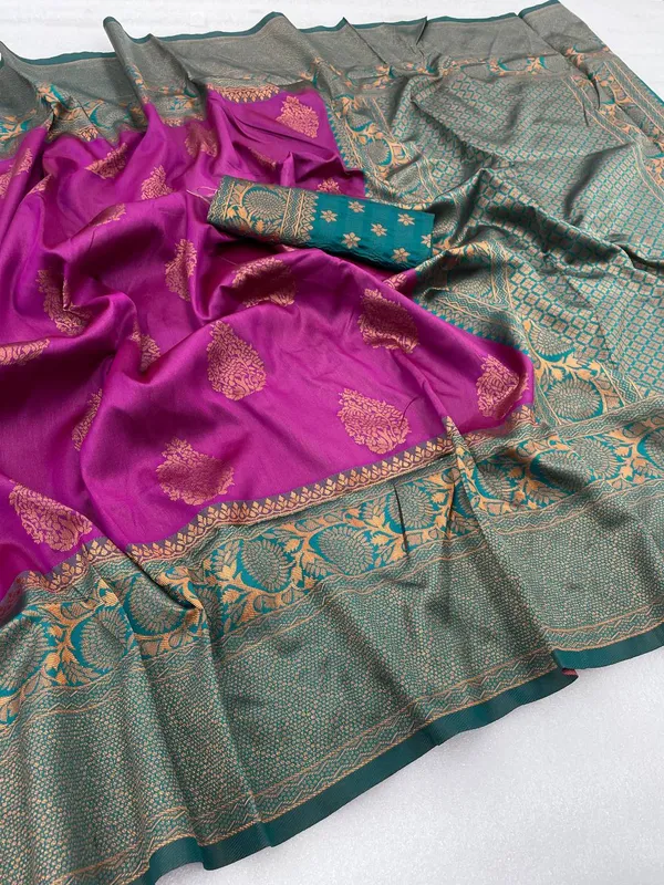 Woven_Kanjivaram_,_Banarasi_Jacquard_Saree
