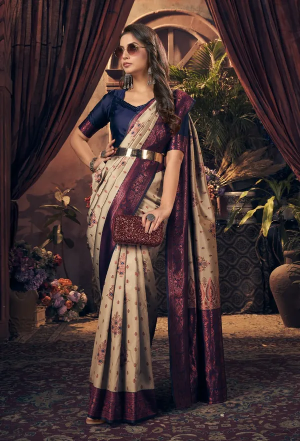 Woven_Kanjivaram_,_Banarasi_Jacquard_Saree