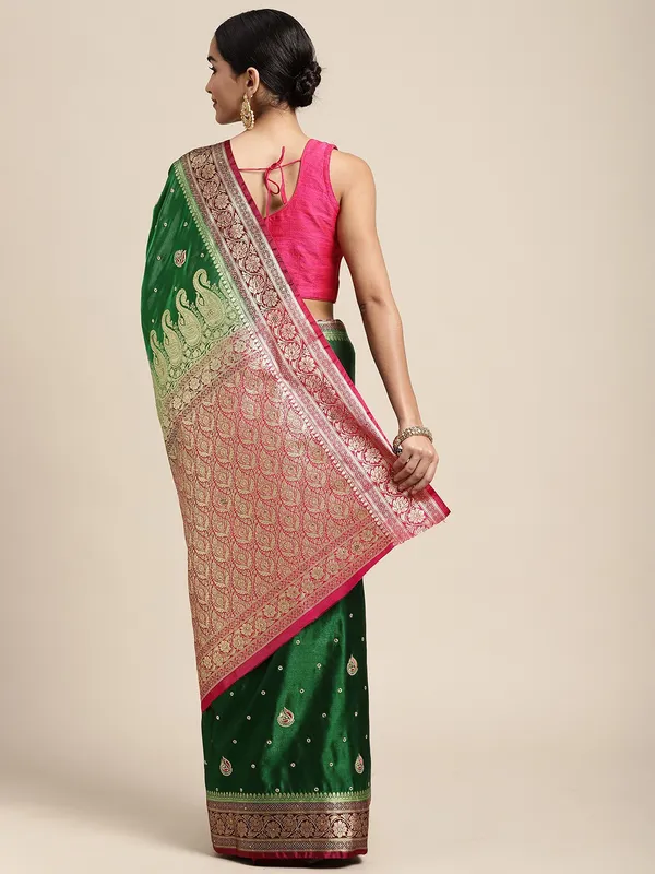 Woven_Kanjivaram_,_Banarasi_Jacquard_Saree