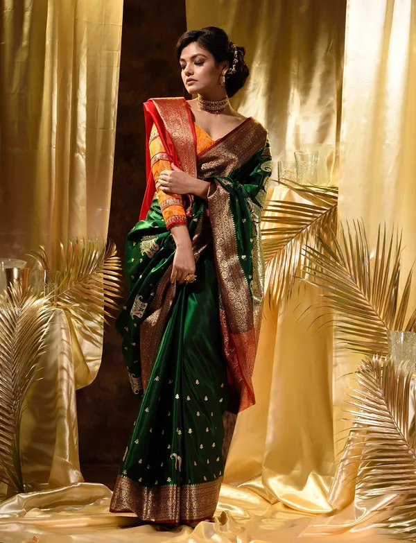 Woven_Kanjivaram_,_Banarasi_Jacquard_Saree