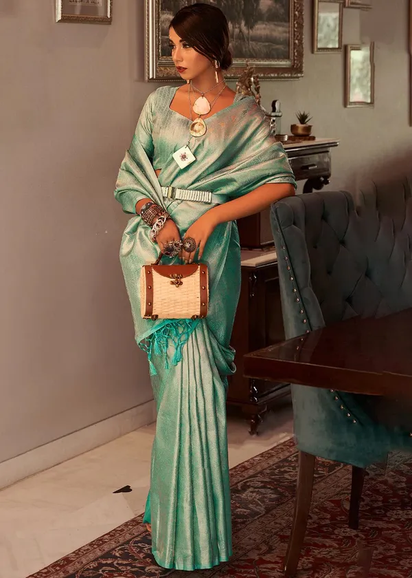 Woven_Kanjivaram_,_Banarasi_Jacquard_Saree