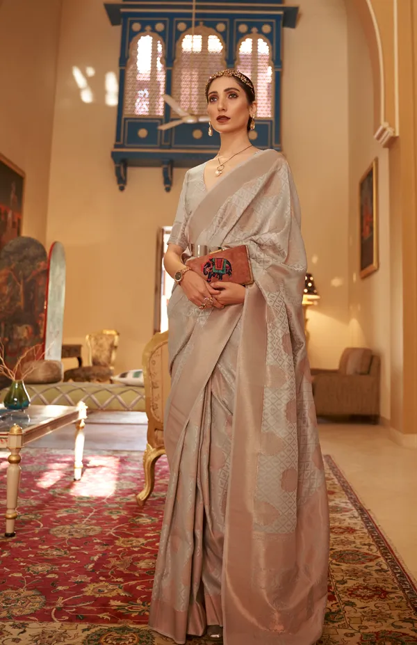 Woven_Kanjivaram_,_Banarasi_Jacquard_Saree