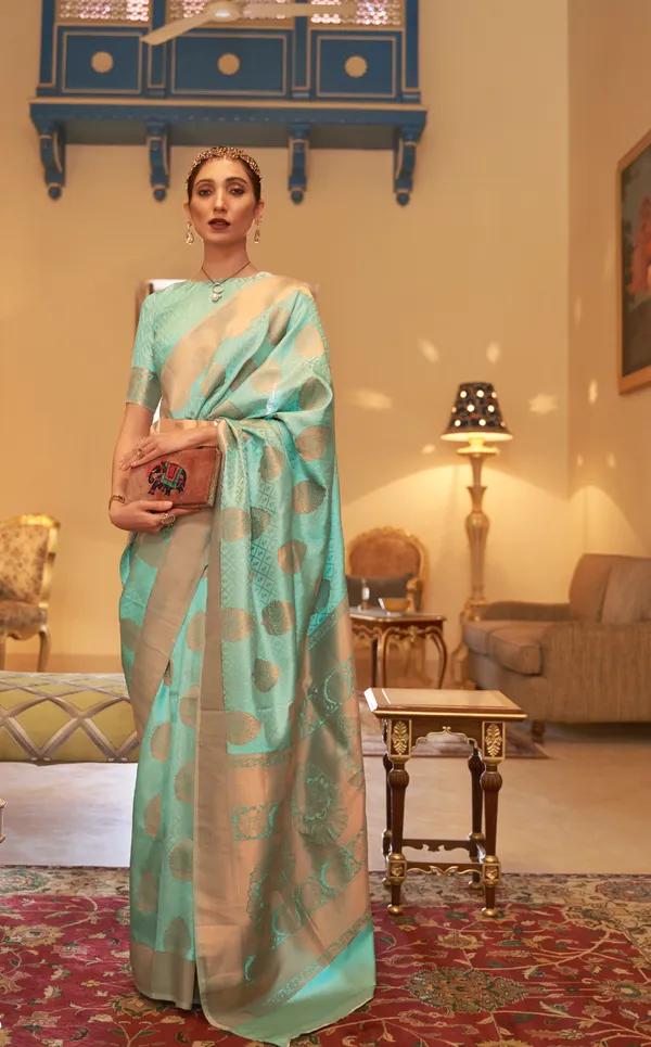 Woven_Kanjivaram_,_Banarasi_Jacquard_Saree