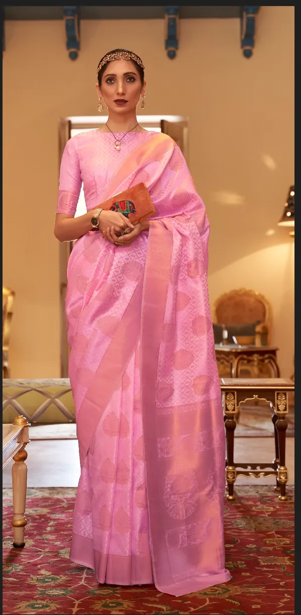Woven_Kanjivaram_,_Banarasi_Jacquard_Saree
