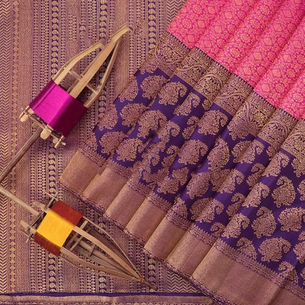 Woven_Kanjivaram_,_Banarasi_Jacquard_Saree