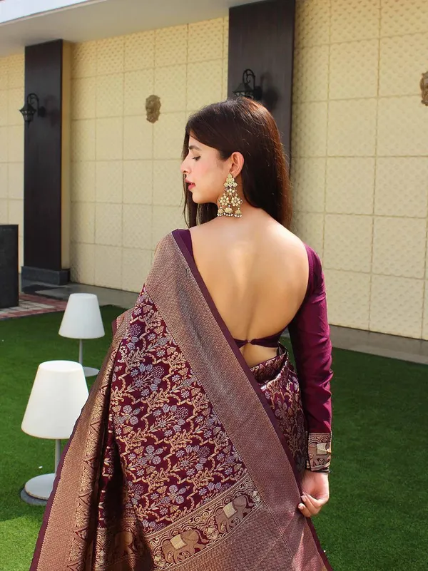 Woven_Kanjivaram_,_Banarasi_Jacquard_Saree