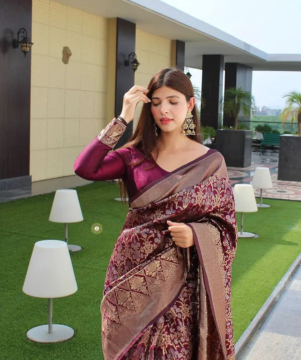 Woven_Kanjivaram_,_Banarasi_Jacquard_Saree