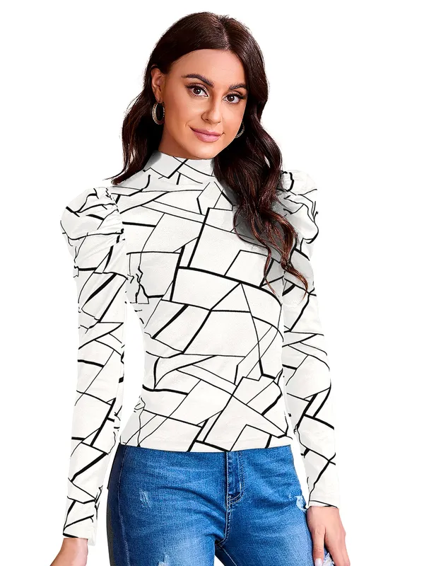 White_Womens_casual_top_for_causal_wear