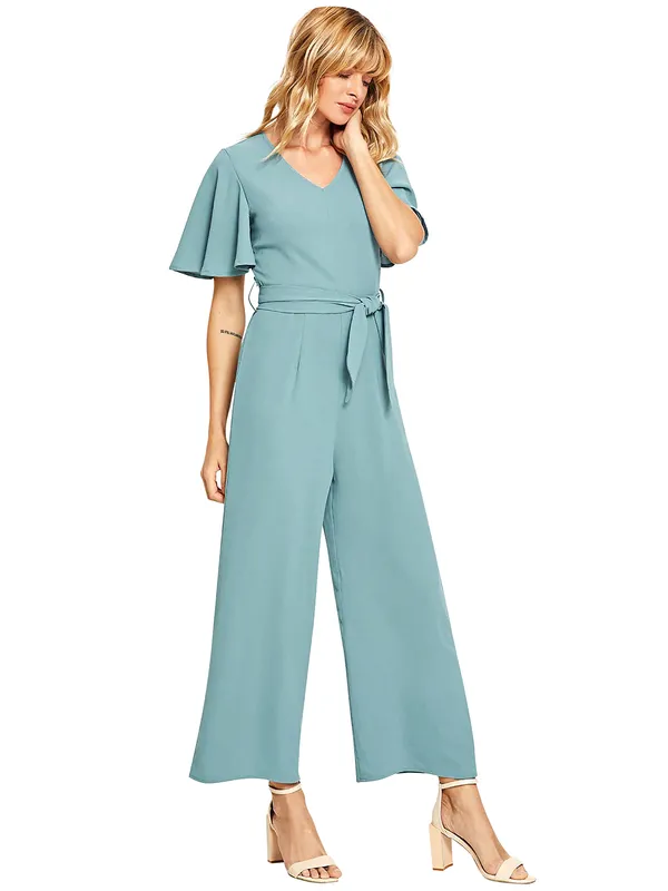 Pista_Stylish_and_____Trendy_Women's_Jumpsuit_in_Poly__Cotton_Blend_Cape_Sleeve