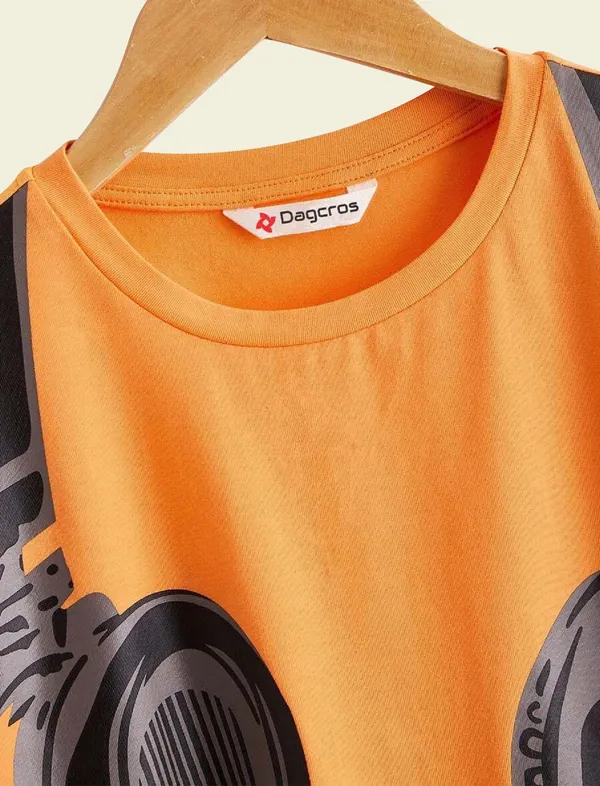 Olive_&_Orange_Pure_Cotton_Regular_Fit_Printed_T-Shirt_For_Boys