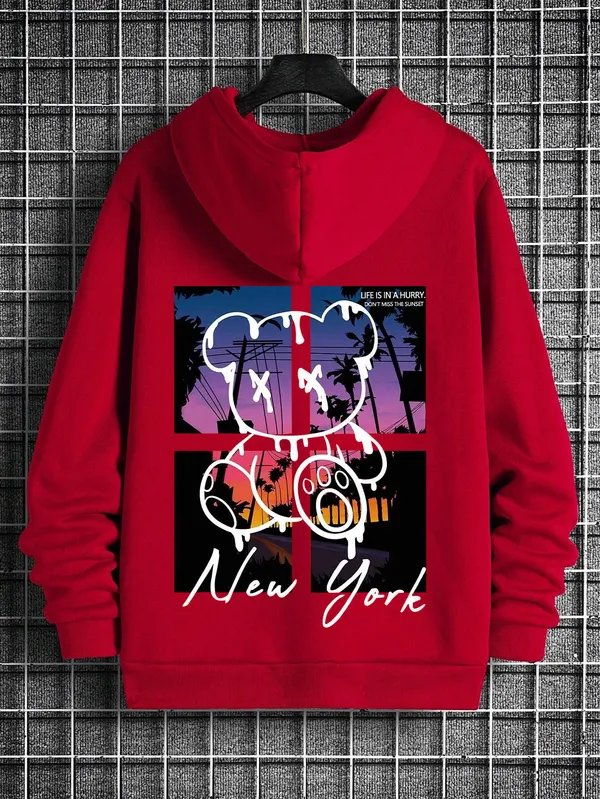 Red_Fleece_Printed_sweatshirt_for_Men