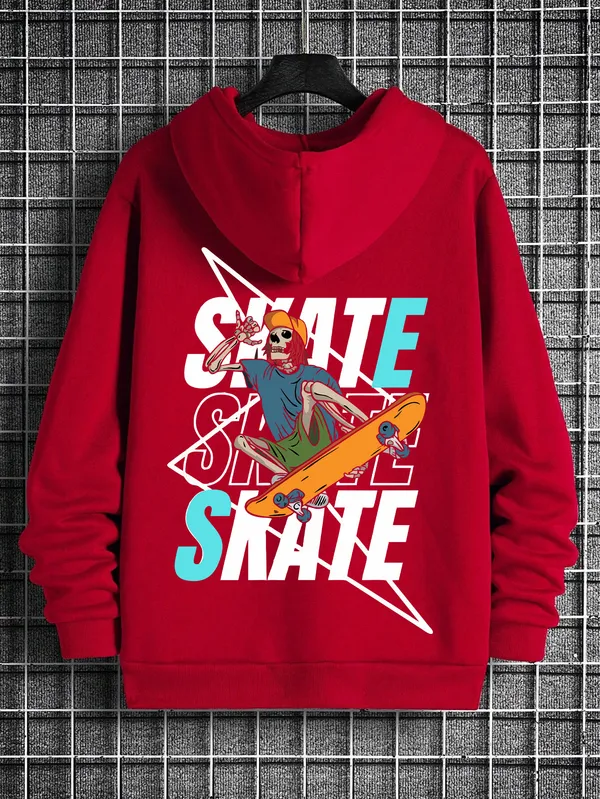 Red_Fleece_Printed_sweatshirt_for_Men