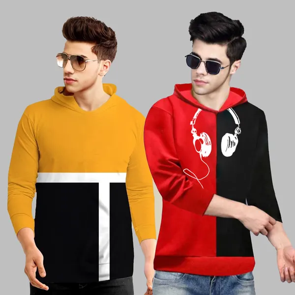 Red_&_Mustard_Pure_Cotton_Regular_Fit_Colorblock_T-Shirt_For_Boys
