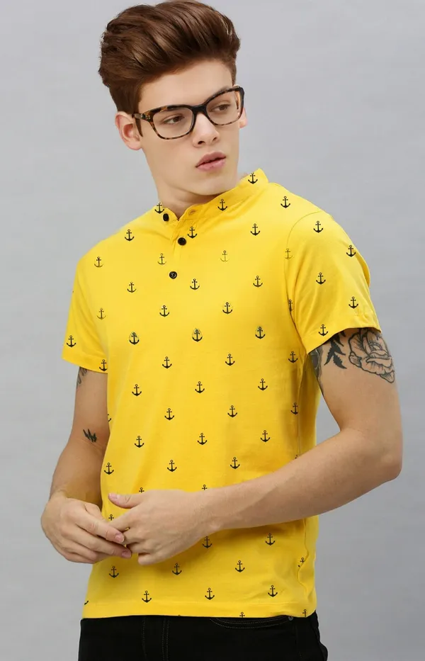 Yellow_Pure_Cotton_Regular_Fit_Printed_T-Shirt_For_Boys