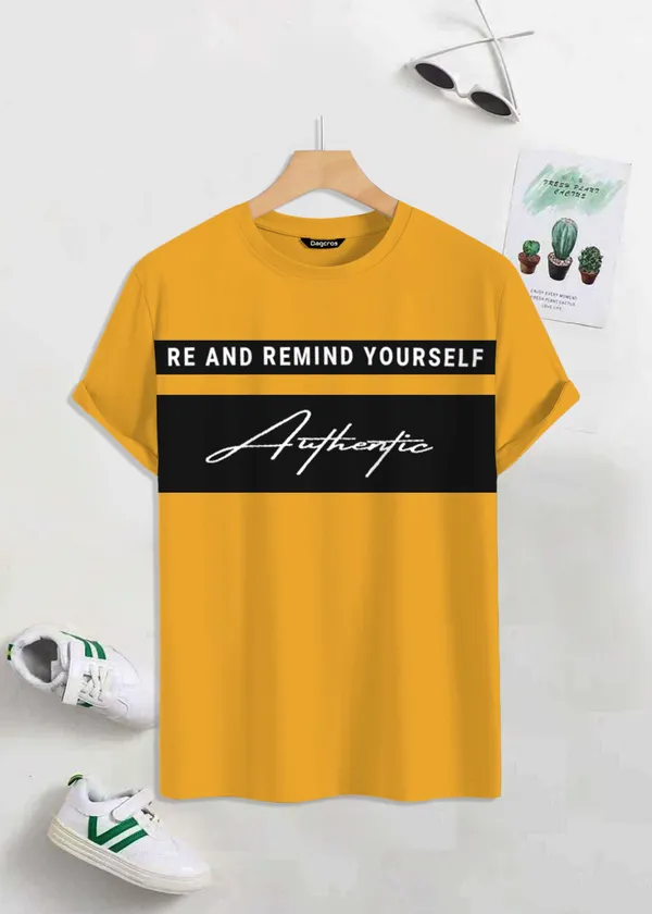 Yellow_Pure_Cotton_Printed_T-shirt_for_Men