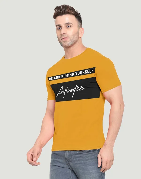 Yellow_Pure_Cotton_Printed_T-shirt_for_Men