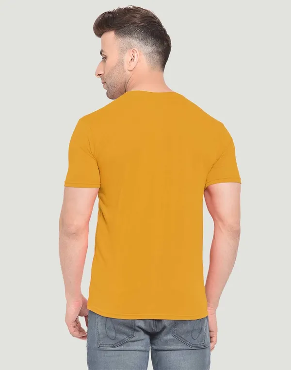Yellow_Pure_Cotton_Printed_T-shirt_for_Men