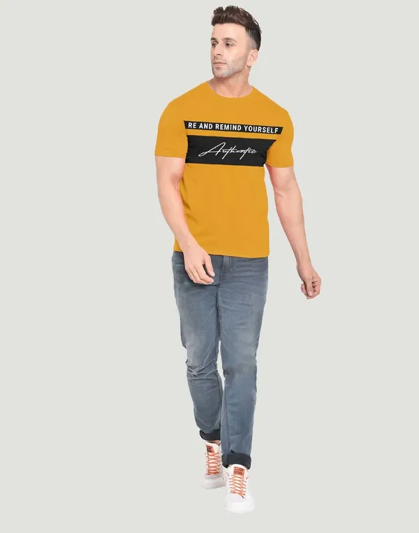 Yellow_Pure_Cotton_Printed_T-shirt_for_Men