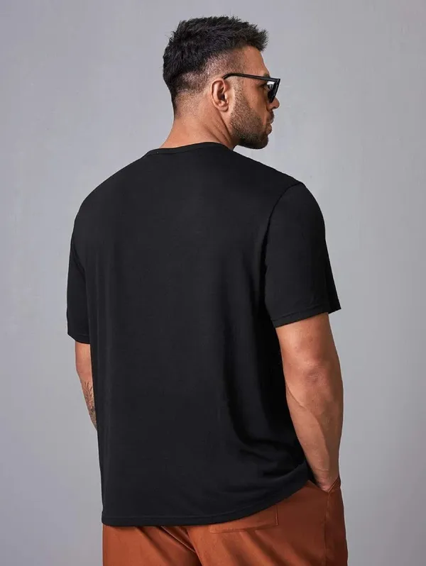 Black_Pure_Cotton_Solid_T-shirt_for_Men