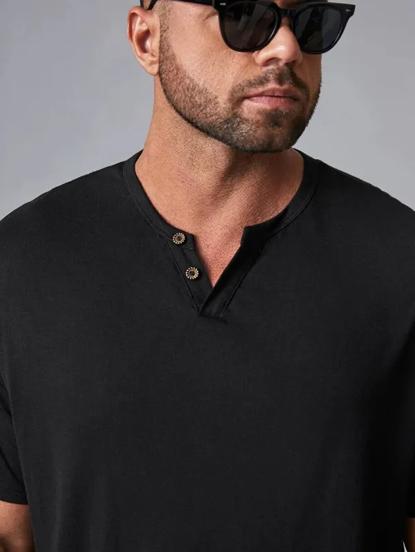 Black_Pure_Cotton_Solid_T-shirt_for_Men