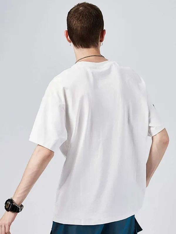 White_Pure_Cotton_Typography_T-shirt_for_Men