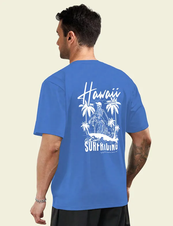Blue_Pure_Cotton_Printed::Typography_T-shirt_for_Men