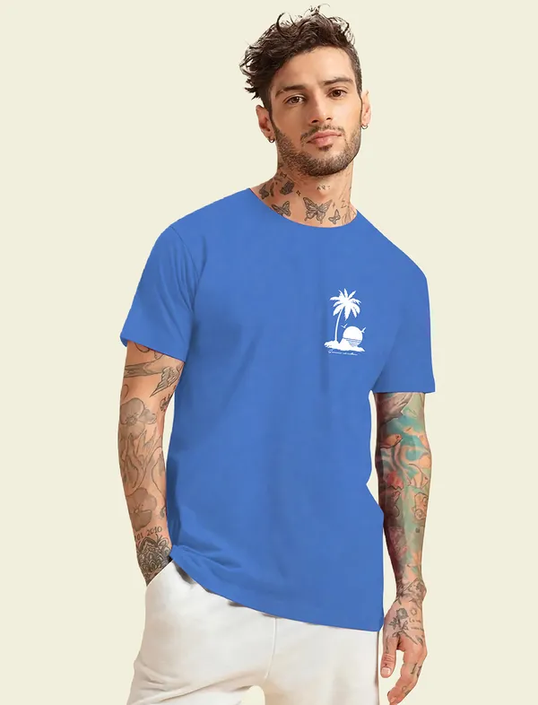 Blue_Pure_Cotton_Printed::Typography_T-shirt_for_Men
