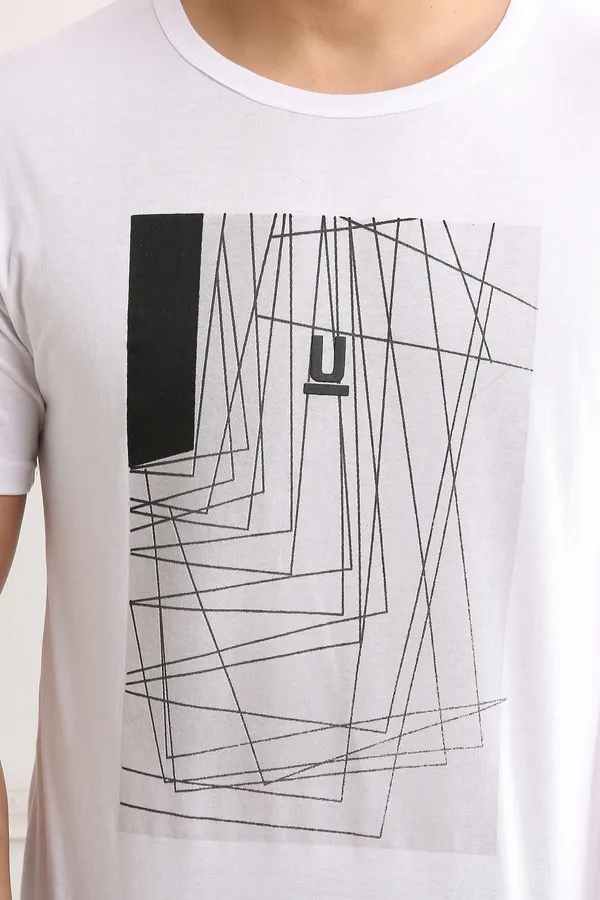 White_Cotton_Blend_Printed_T-shirt_for_Men