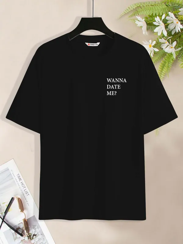 Date_Me?_Unisex_Oversized_T-Shirt_-240_GSM_Pure_Terry_Cotton_(Black)